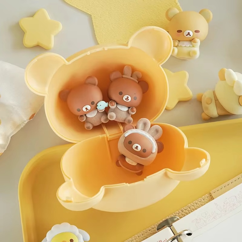 Baby Products 2 Years - 本物のリラックマミニビーンブラインドボックス ヌオヌオベビーシリーズ 小さなフィギュア デスクトップデコレーション DIYキーホルダーアクセサリー トレンドトイ