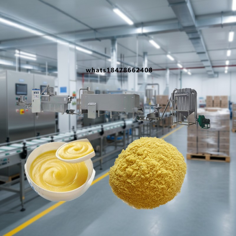 Baby Products In - 全自動栄養粉末インスタント粥粉ベビーシリアル米粉ステンレス鋼PLC制御食品製造機