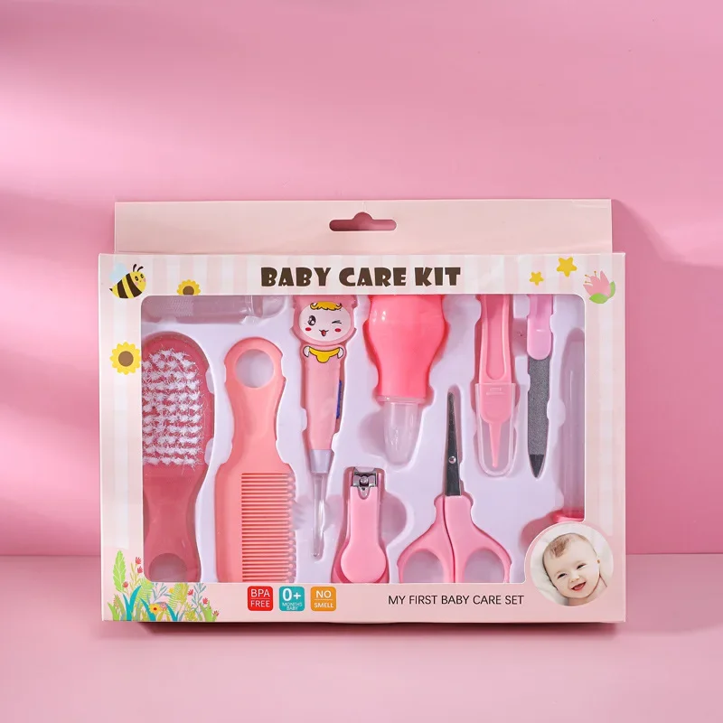 Baby Products Pack - ベビーケア10点セット 母子用品 子供用爪切り 赤ちゃん耳かき ケアギフト