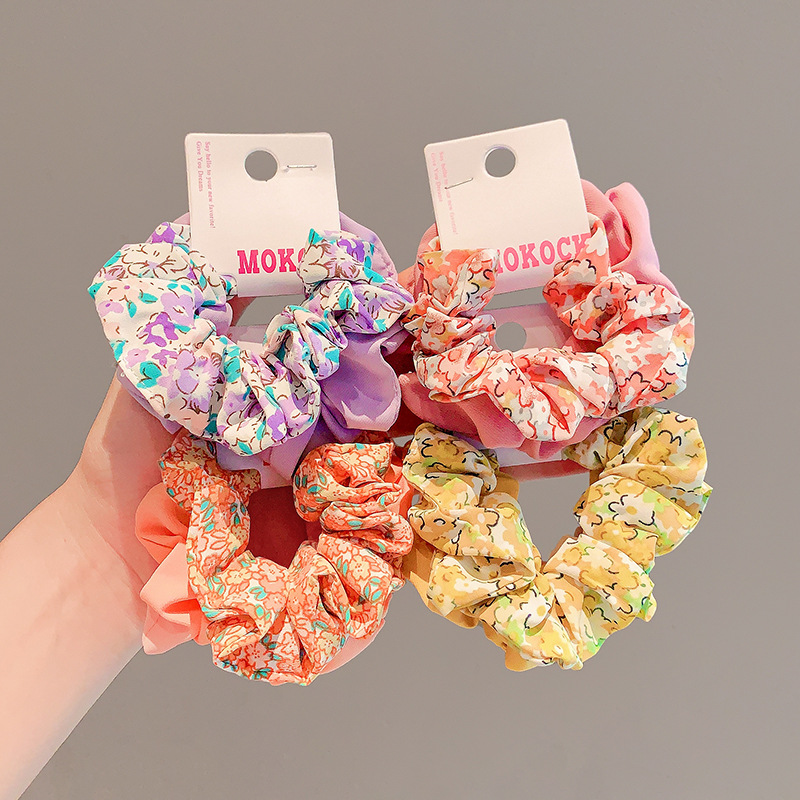 新しい2個セット 花柄ヘアゴム 女の子 女性用 高弾性 無痛 - Baby Products Gift のレビューと価格