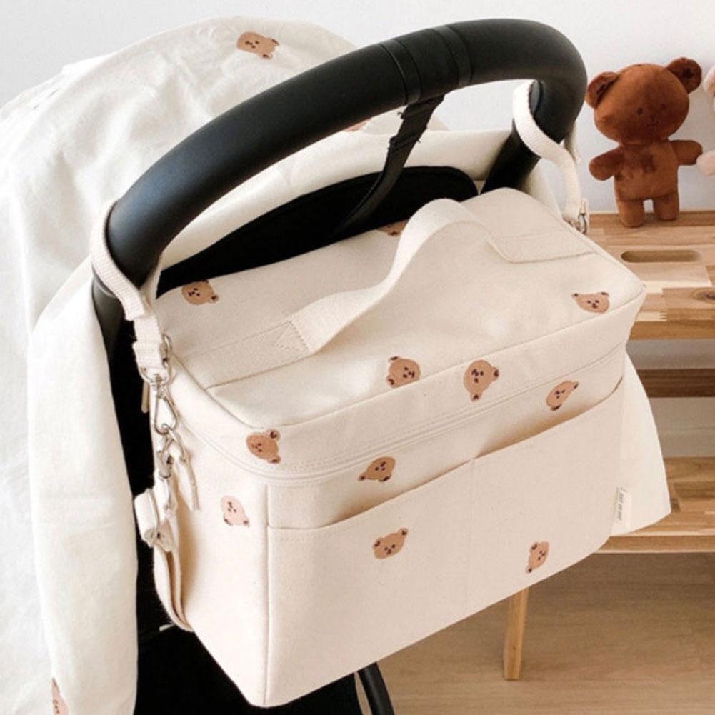 かわいいクマ柄ボトルクーラーバッグ 保温・断熱機能付き ベビ - Diaper Bag Backpack のレビューと価格