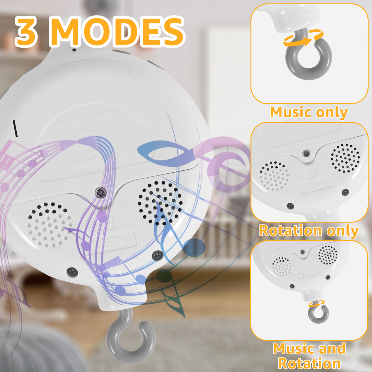 ベビー回転オルゴールABSベビーベッド吊り下げガラガラベッド - Baby Products Gift のレビューと価格