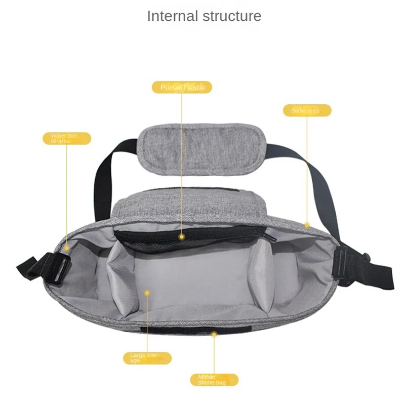 ベビーカー用大容量バッグ,ママ用おむつバッグ,ハンドル付き収 - Diaper Bag Backpack のレビューと価格