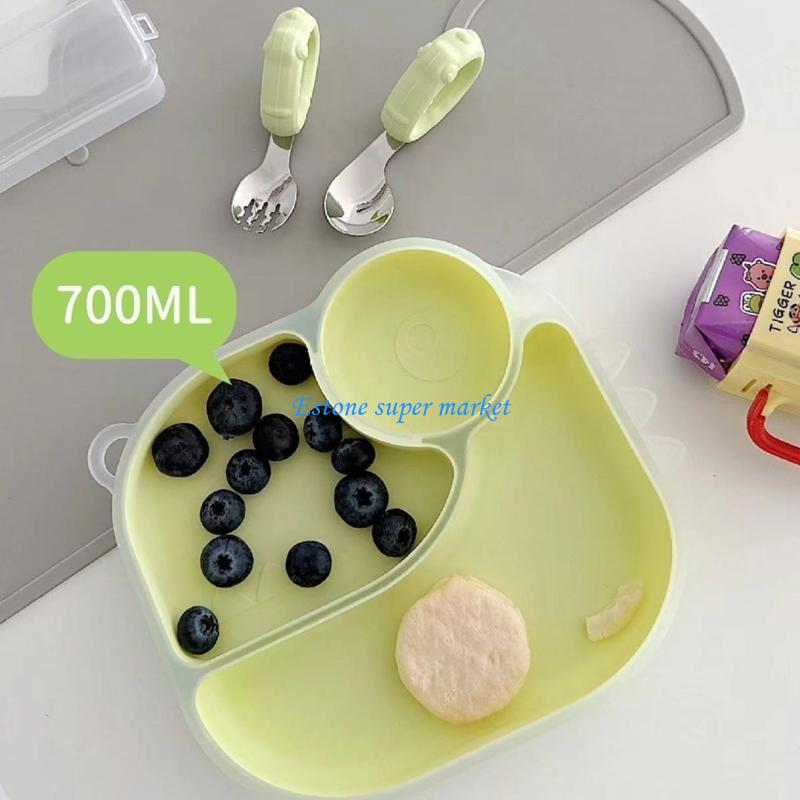 090B シリコン製幼児用ダイニングセット 赤ちゃん用スプー - Baby Led Weaning Set のレビューと価格