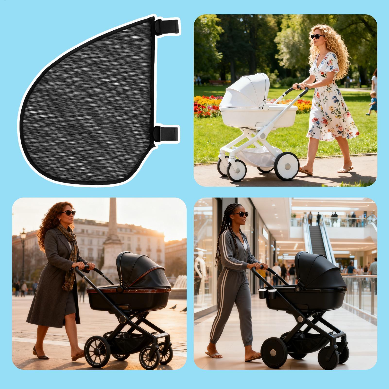 調節可能なストラップ付きユニバーサル滑り止めベビーカー用サイ - Diaper Bag Backpack のレビューと価格