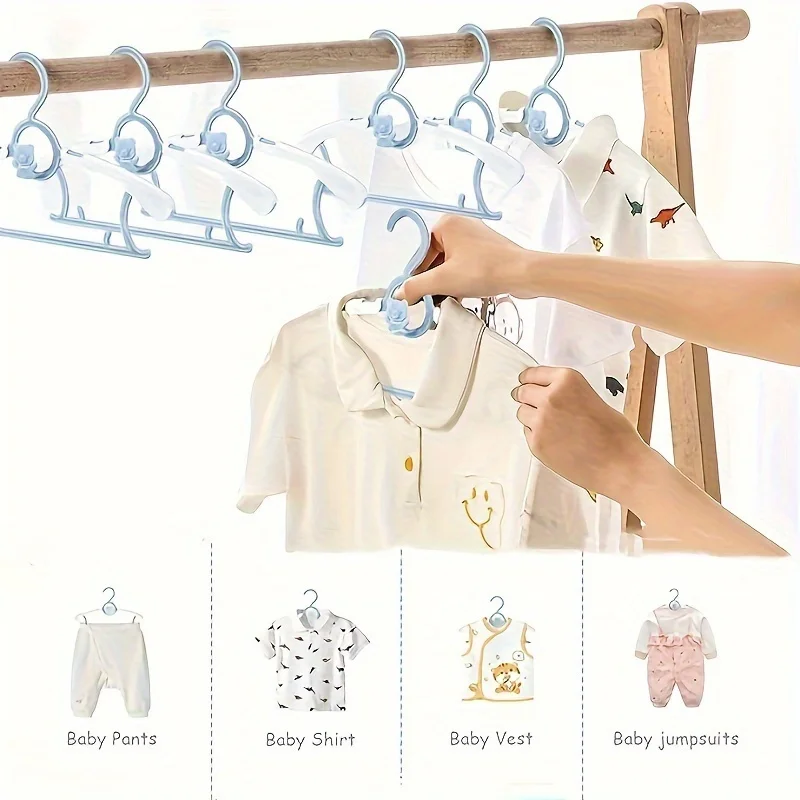30 パック PP プラスチックベビー服ハンガー格納式アンチ - Baby Products Pack のレビューと価格