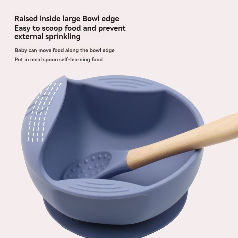 ベビー主導離乳食ボウル、シリコン吸盤付きプレートとスプーン、 - Baby Led Weaning Set のレビューと価格