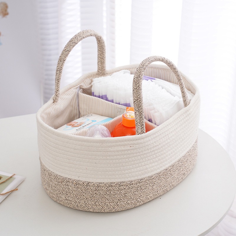 折りたたみ式おむつキャディー整理用コットンロープおむつバッグ - Diaper Bag Backpack のレビューと価格
